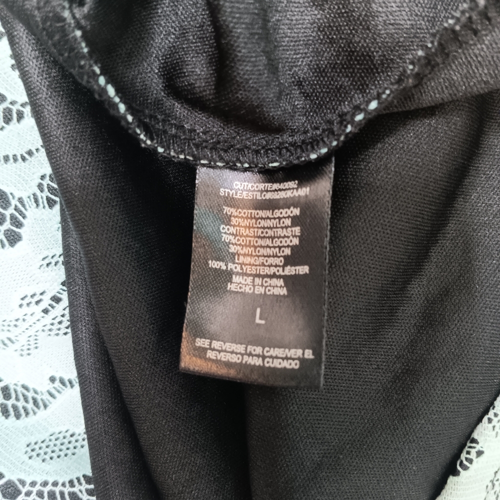 SOLD Heart Soul Sz L Mint Lace Sleeveless Mini Skater Dress - Picture 5 of 6